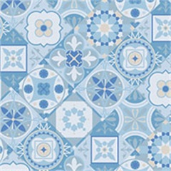 Maiolica Privacy Curtain Fabric